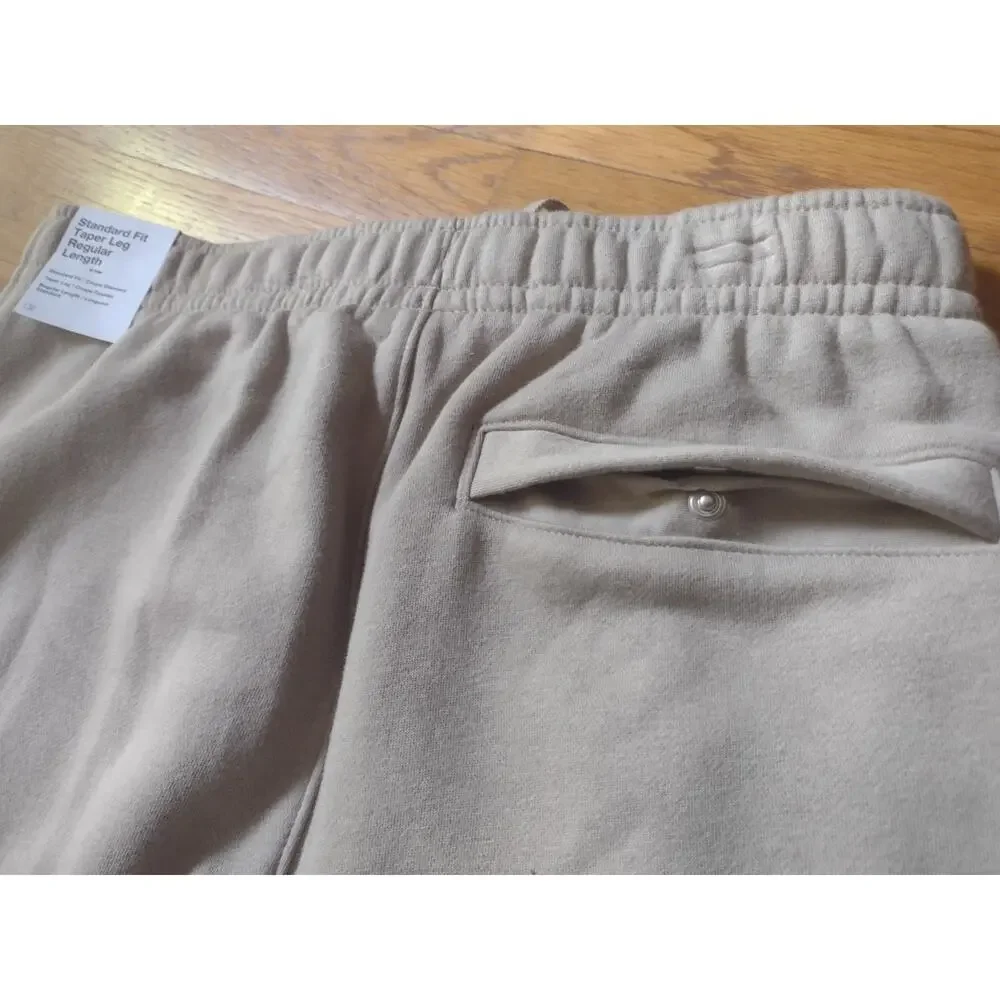 NWT Nike Men's XL Sportswear Jogger Sweatpants Tapered Leg Beige BV2671-247 NEW